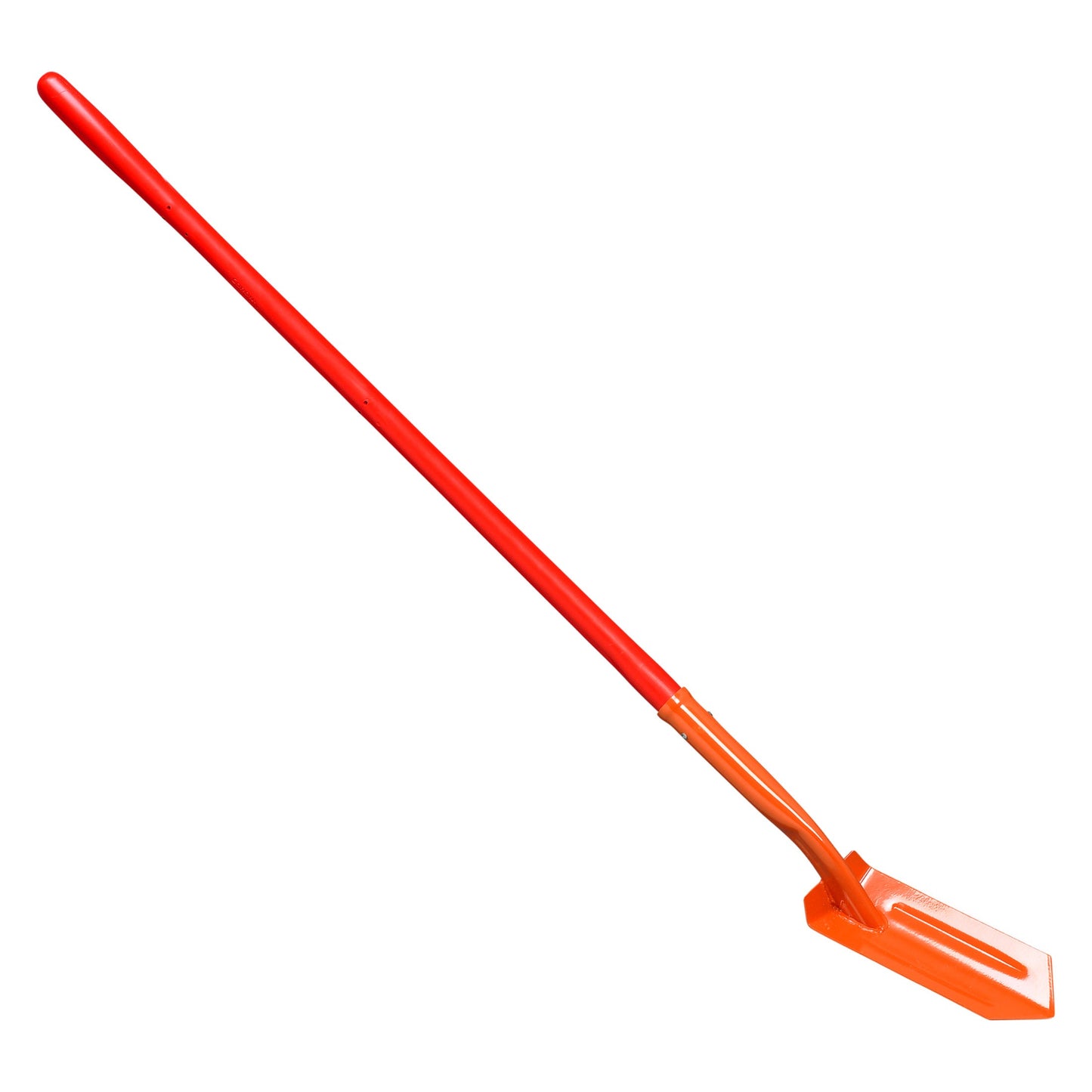 Trench Shovel, 35 Degree, 4 in. Head, Solid-Core Fiberglass Handle