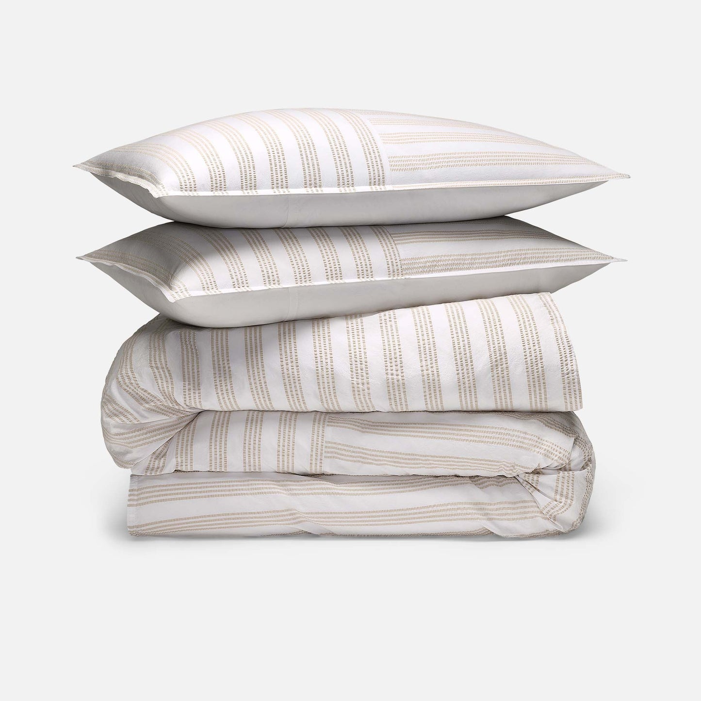 Seersucker Classic Percale Duvet Set