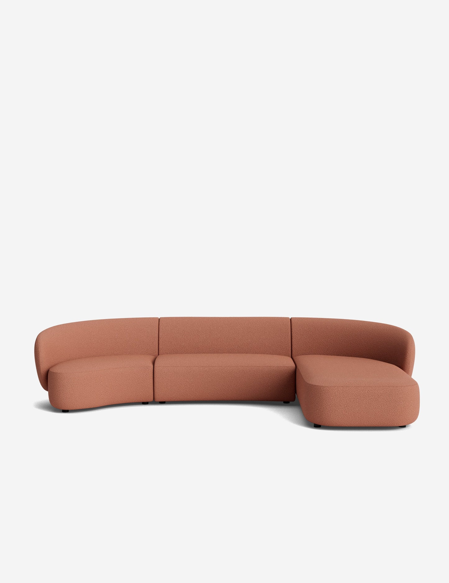 Claret Modular Chaise Sectional Sofa
