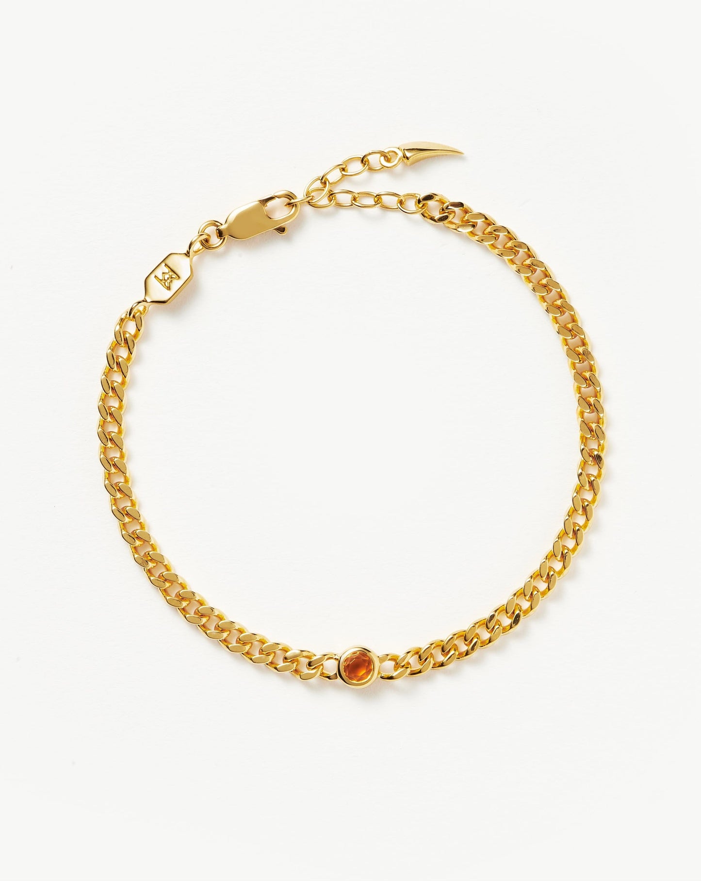 November Birthstone Chain Bracelet