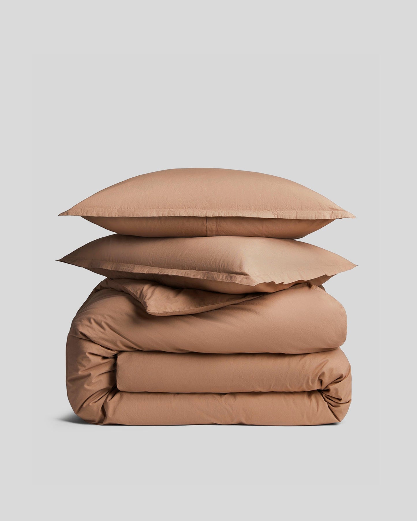 Brushed Cotton Duvet Cover Set - Adobe K/CK