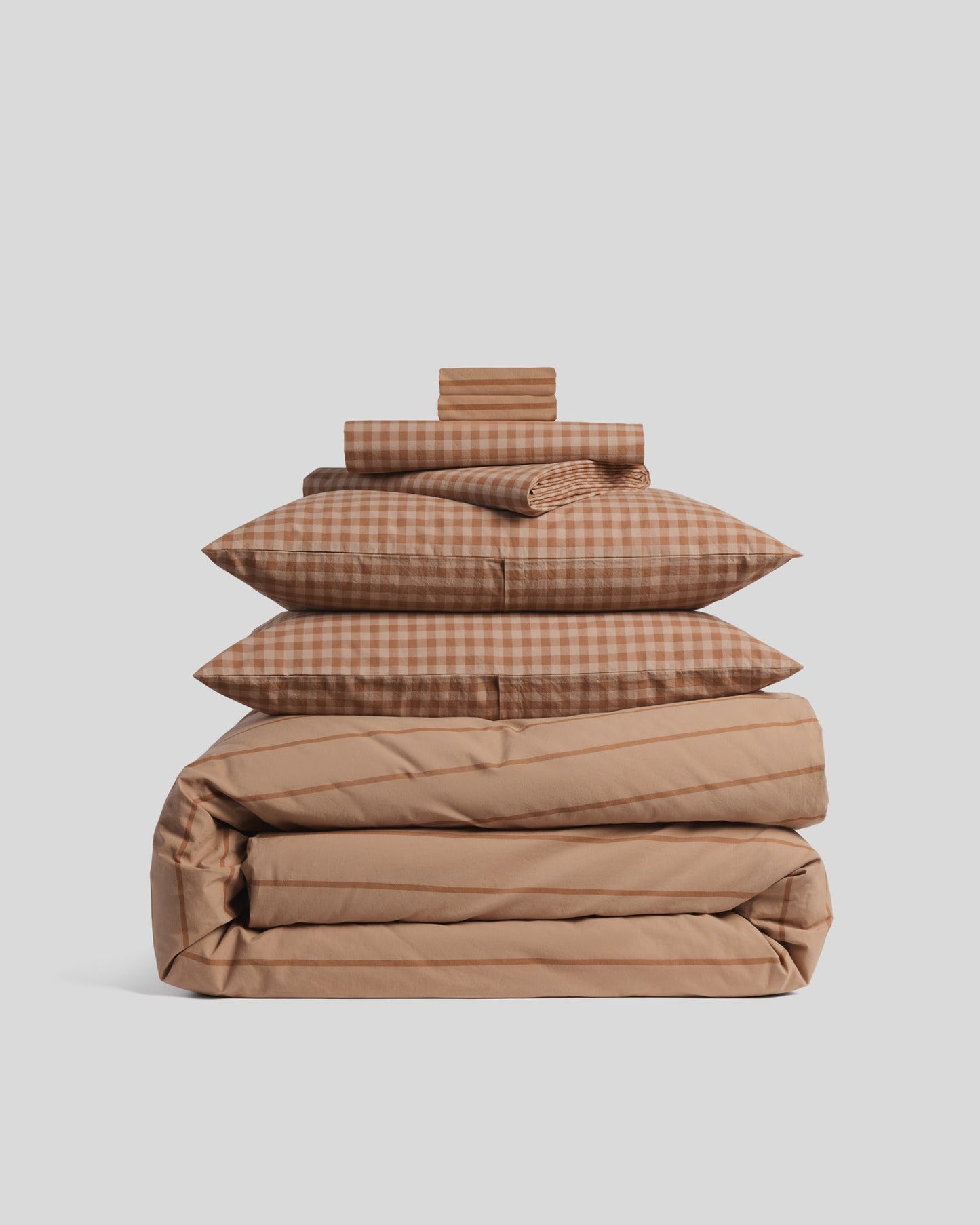 Brushed Cotton Bundle - Adobe Check/Stripe K/CK