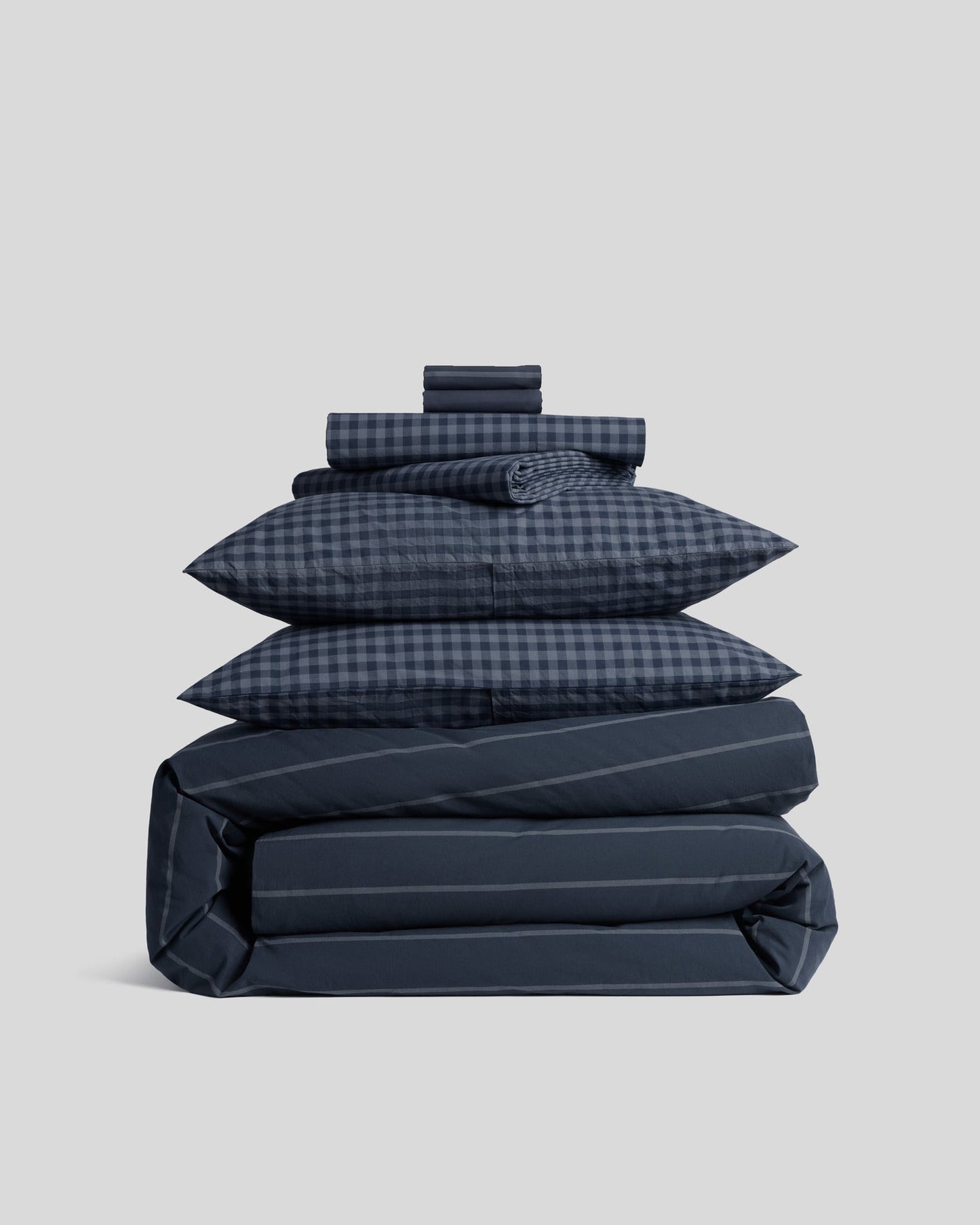 Brushed Cotton Bundle - Dusk Check/Stripe K/CK