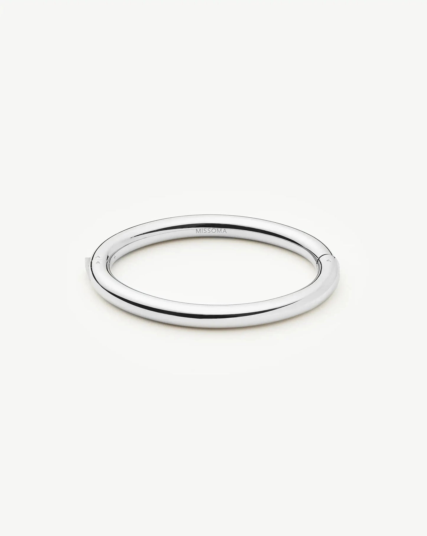 Chunky Round Hinged Bangle