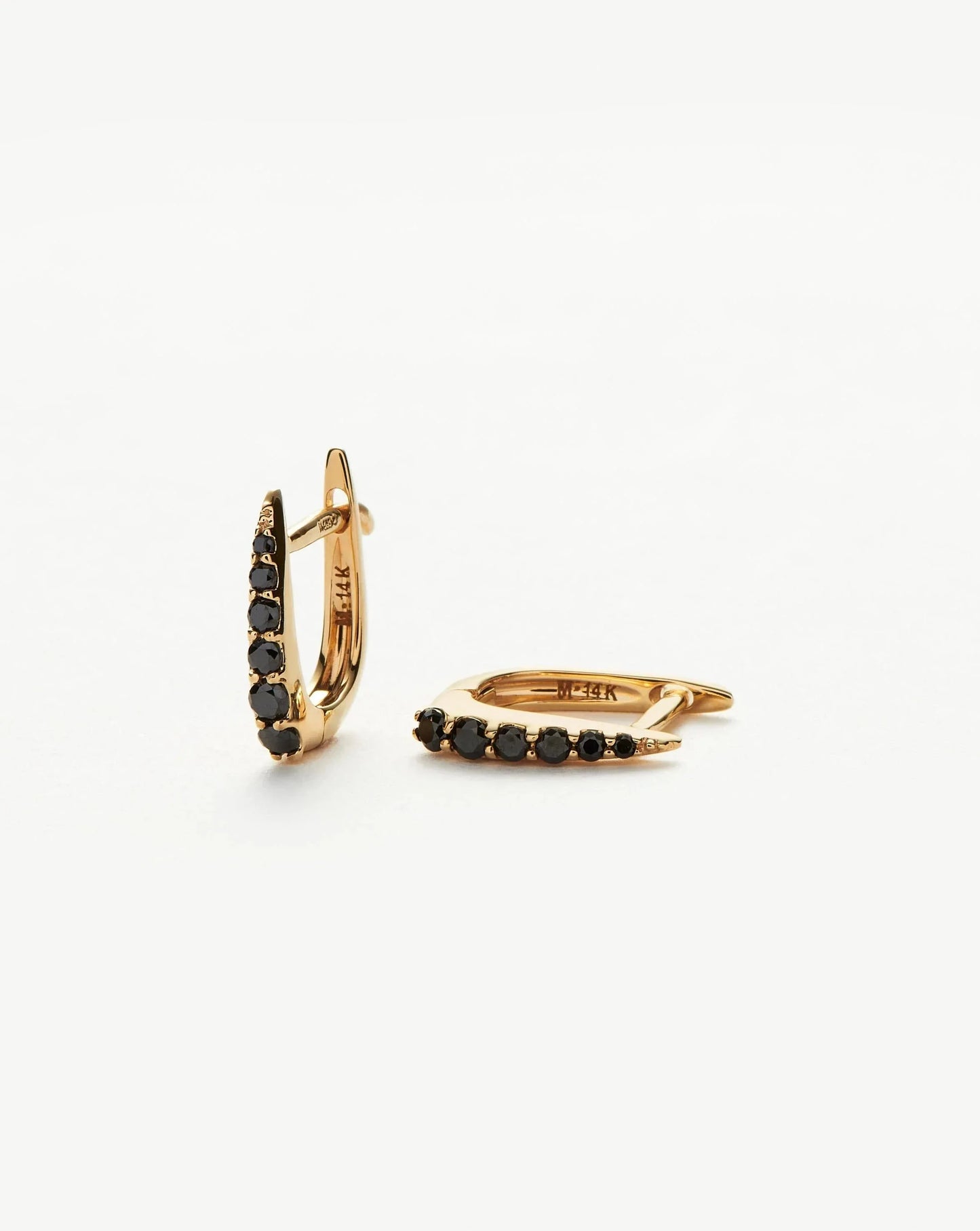 Solid Gold Claw Huggies