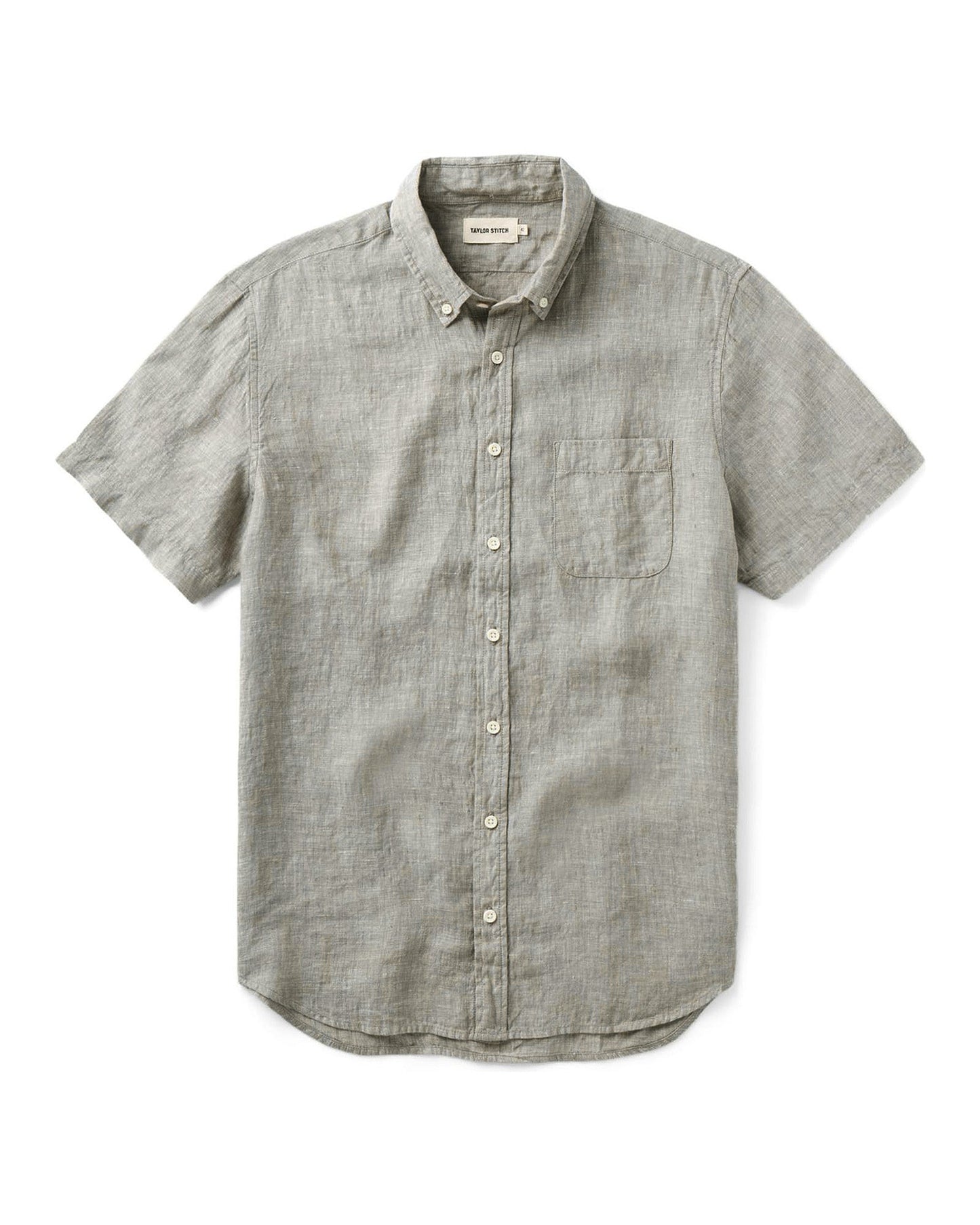The Short Sleeve Jack in Sage Linen