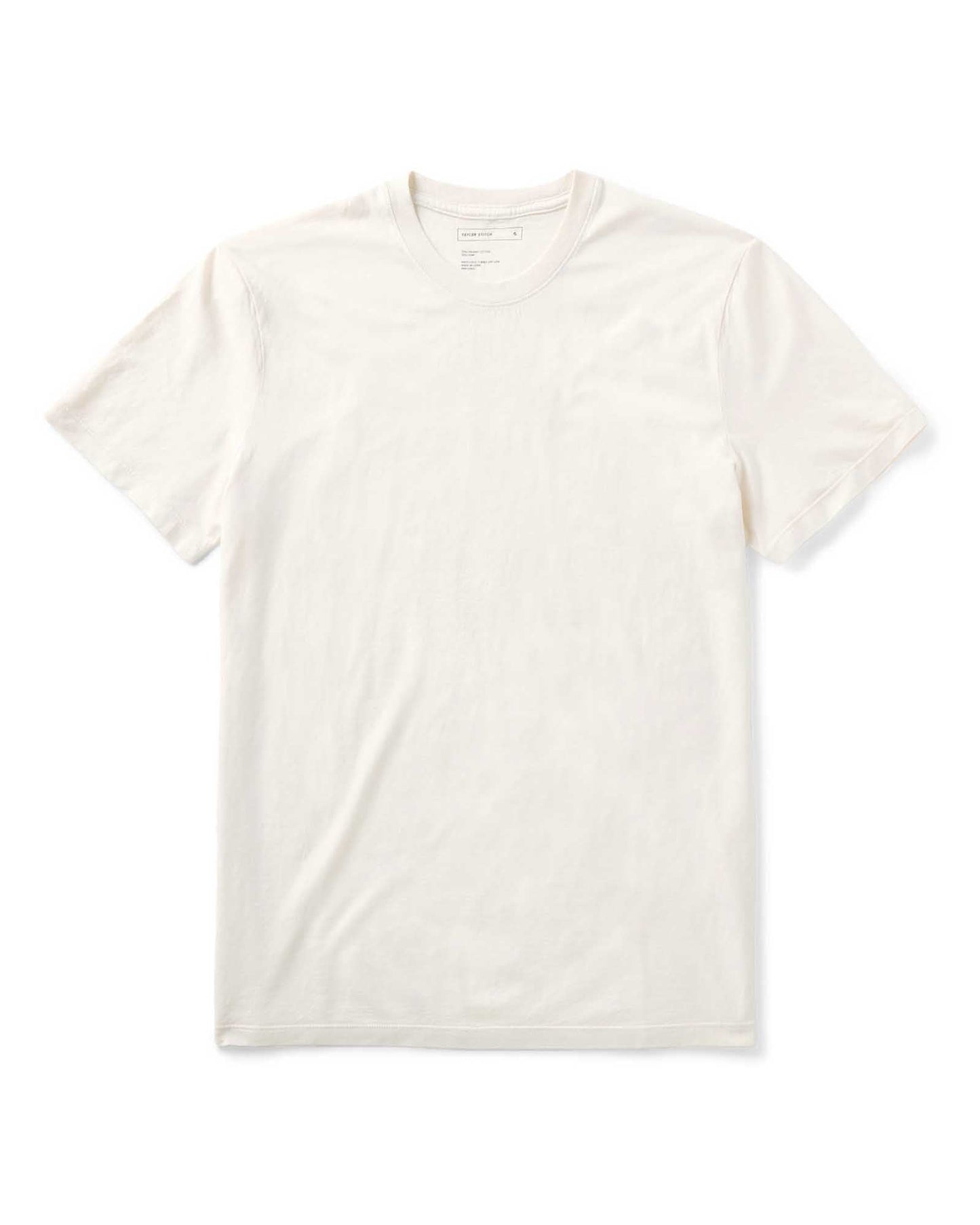 The Cotton Hemp Tee in Vintage White