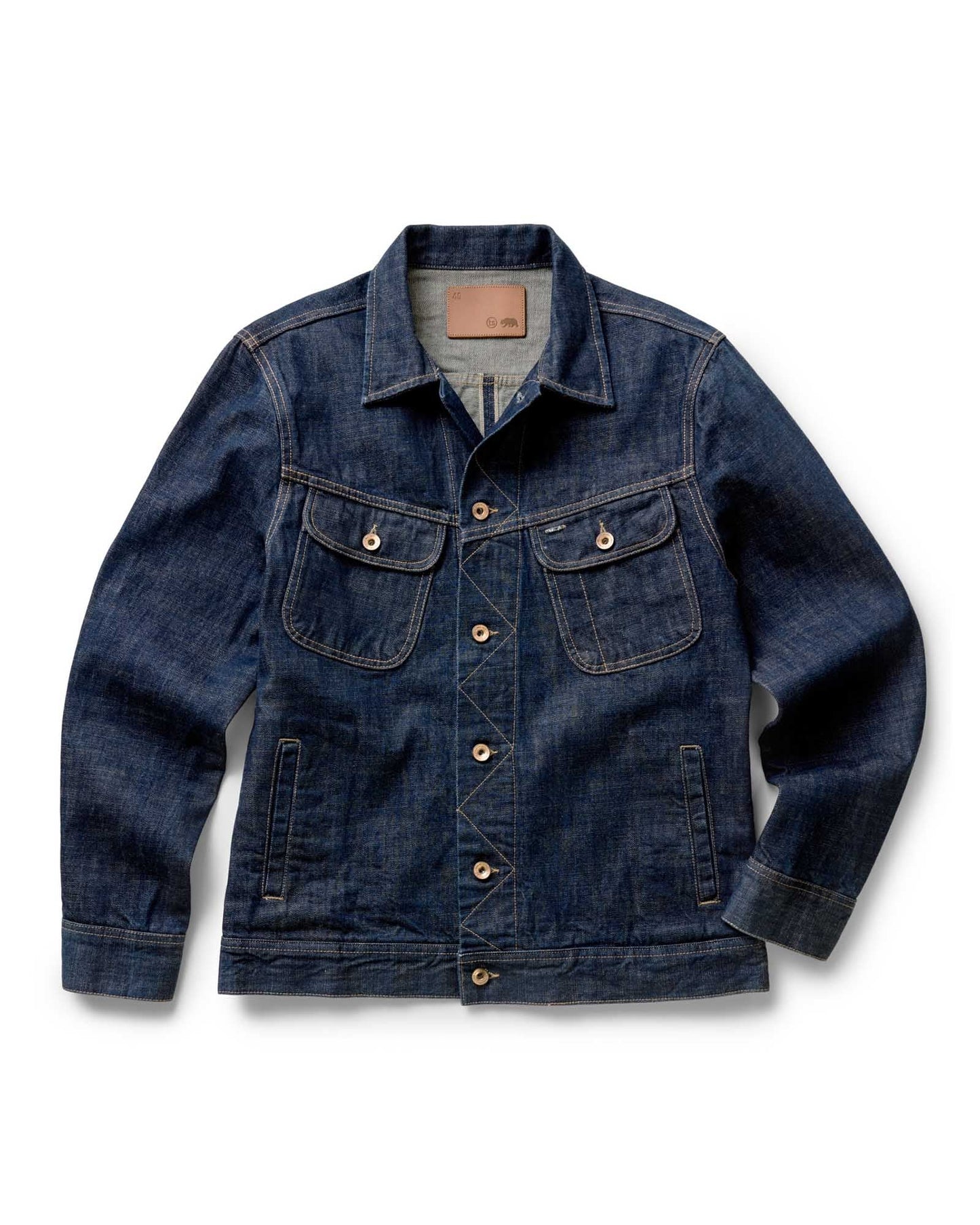The Long Haul Jacket in Rinsed Organic Selvedge