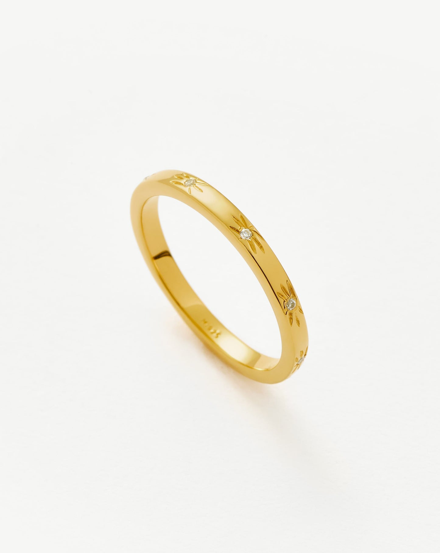 Interstellar Star Studded Stacking Ring