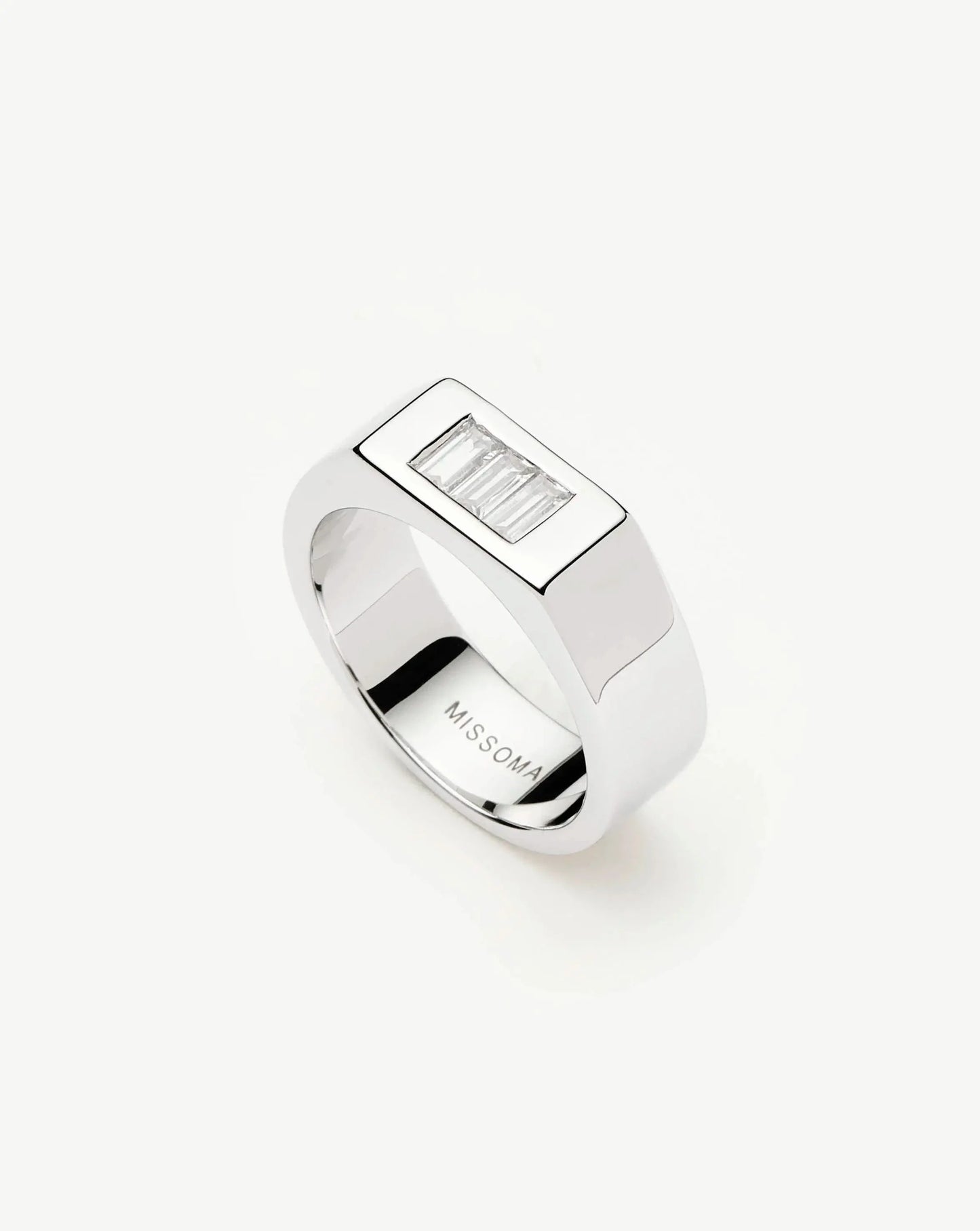 Lucy Williams Triple Stone Chunky Ring