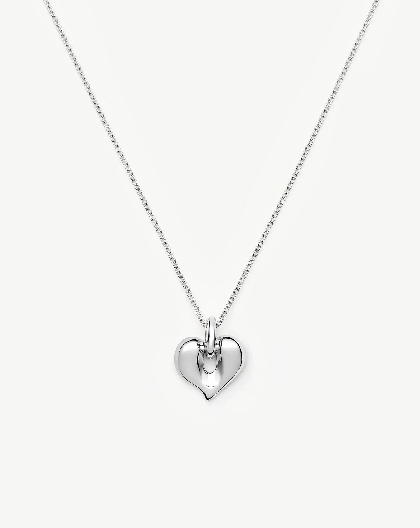 Molten Heart Pendant Necklace