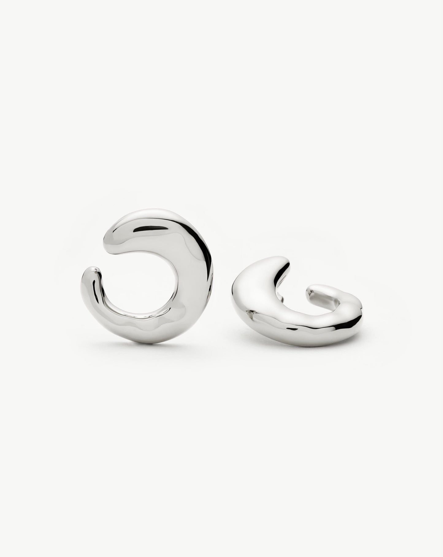 Molten Large Open Stud Earrings