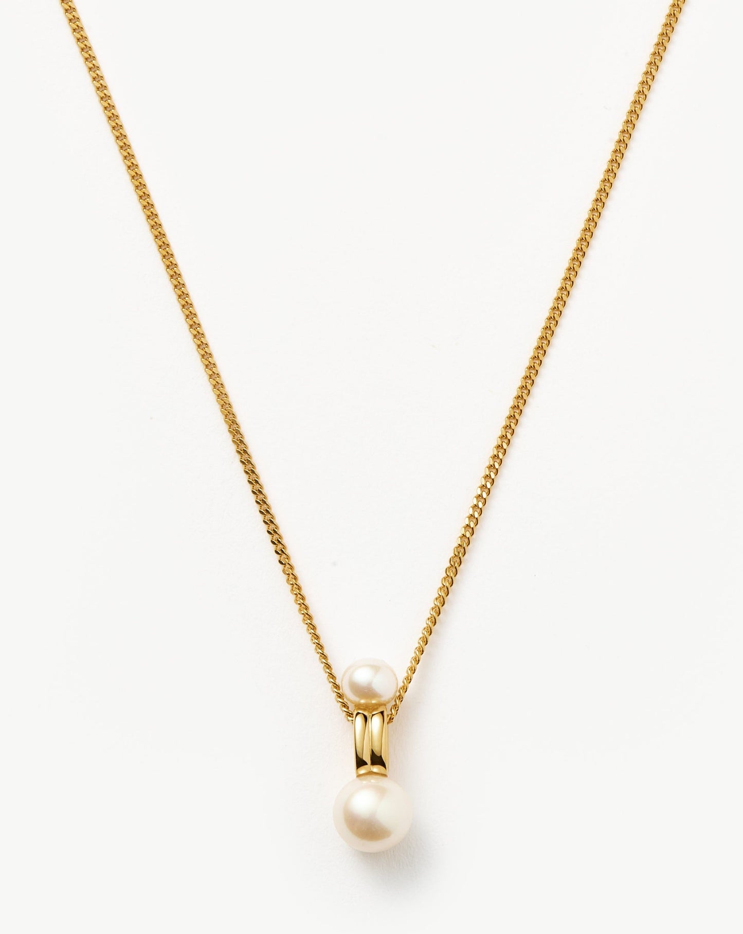 Pearl Ridge Pendant Chain Necklace