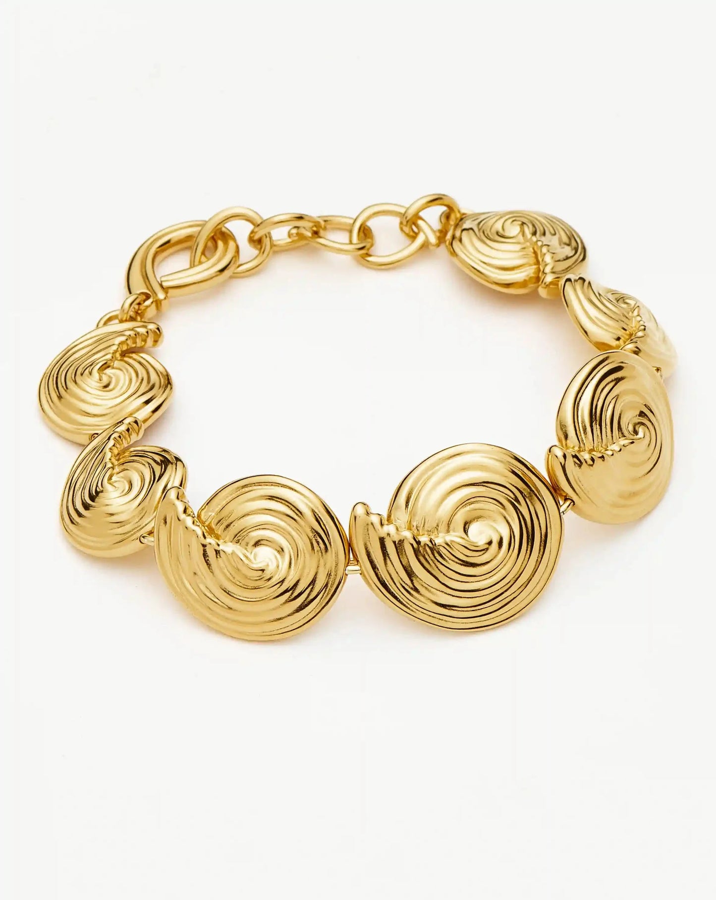 Spiral Statement Chain Bracelet