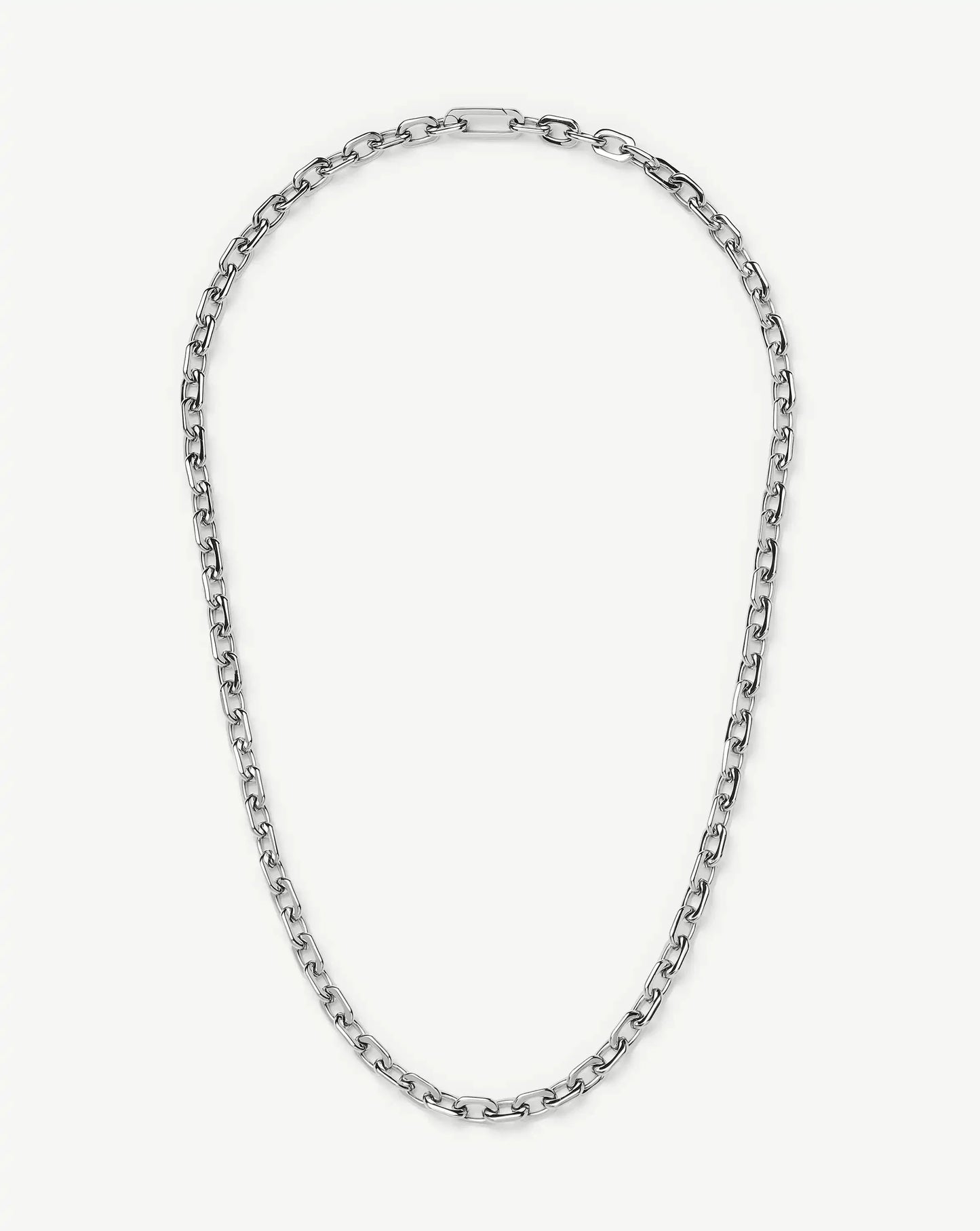 Square Paperclip Chain Necklace