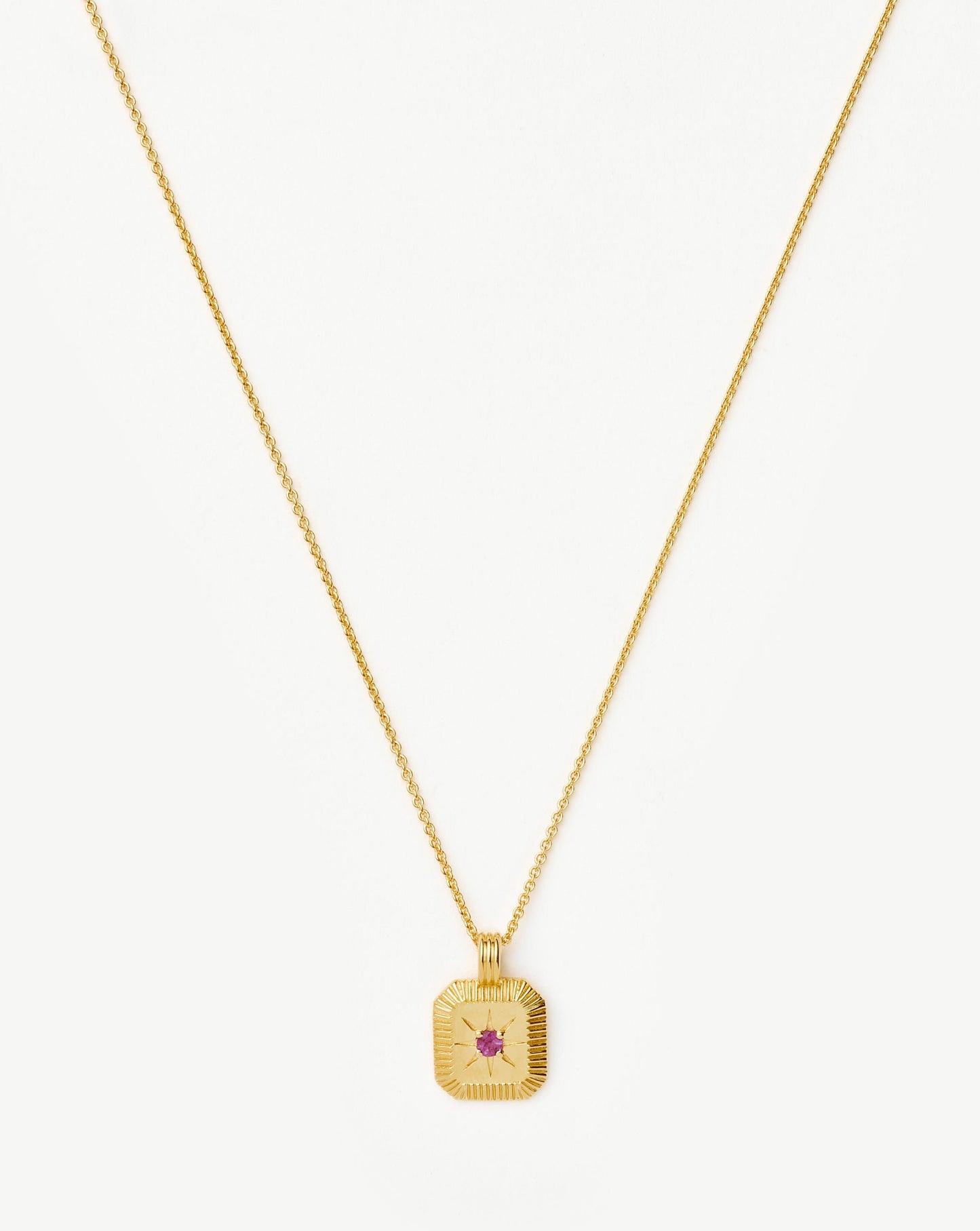 October Birthstone Pendant Necklace