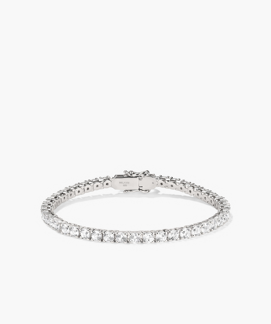 Lab Grown Sapphire Tennis Bracelet