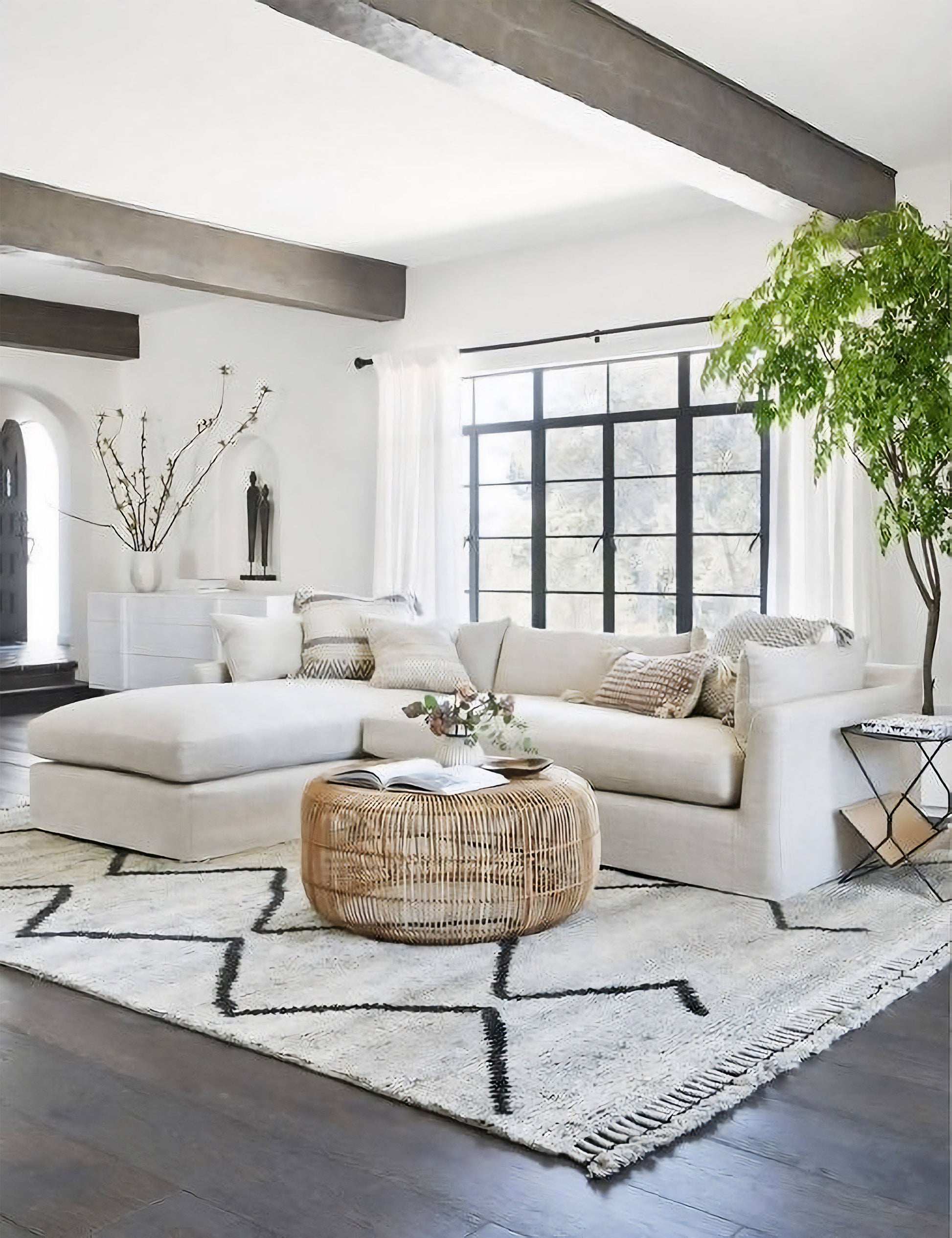 Amina Round Coffee Table