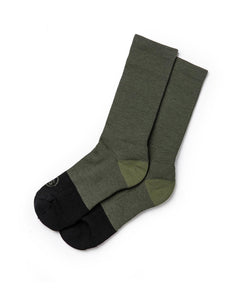 The Merino Sock in Olive