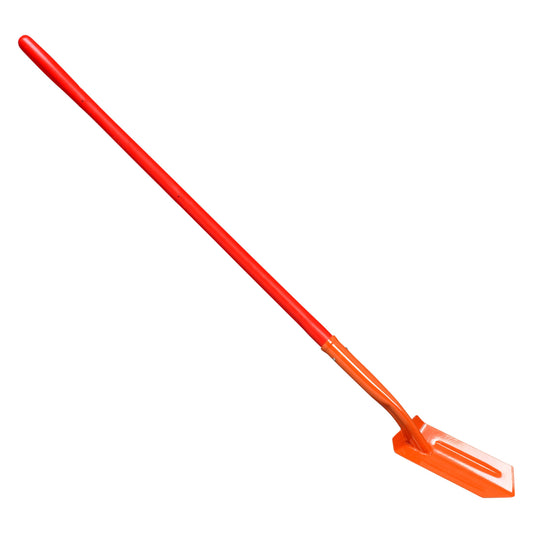 Trench Shovel, 35 Degree, 4 in. Head, Solid-Core Fiberglass Handle
