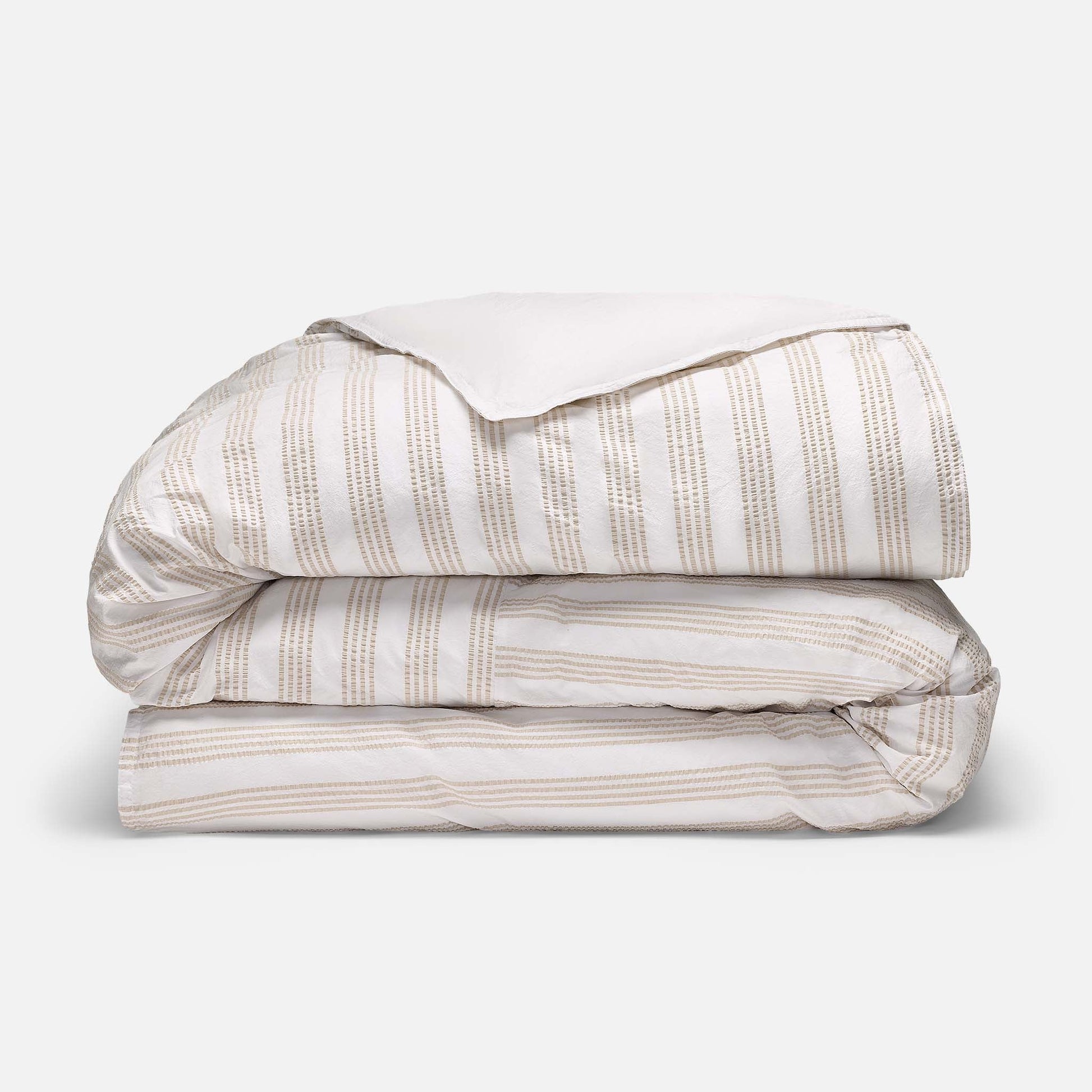 Seersucker Classic Percale Duvet Cover