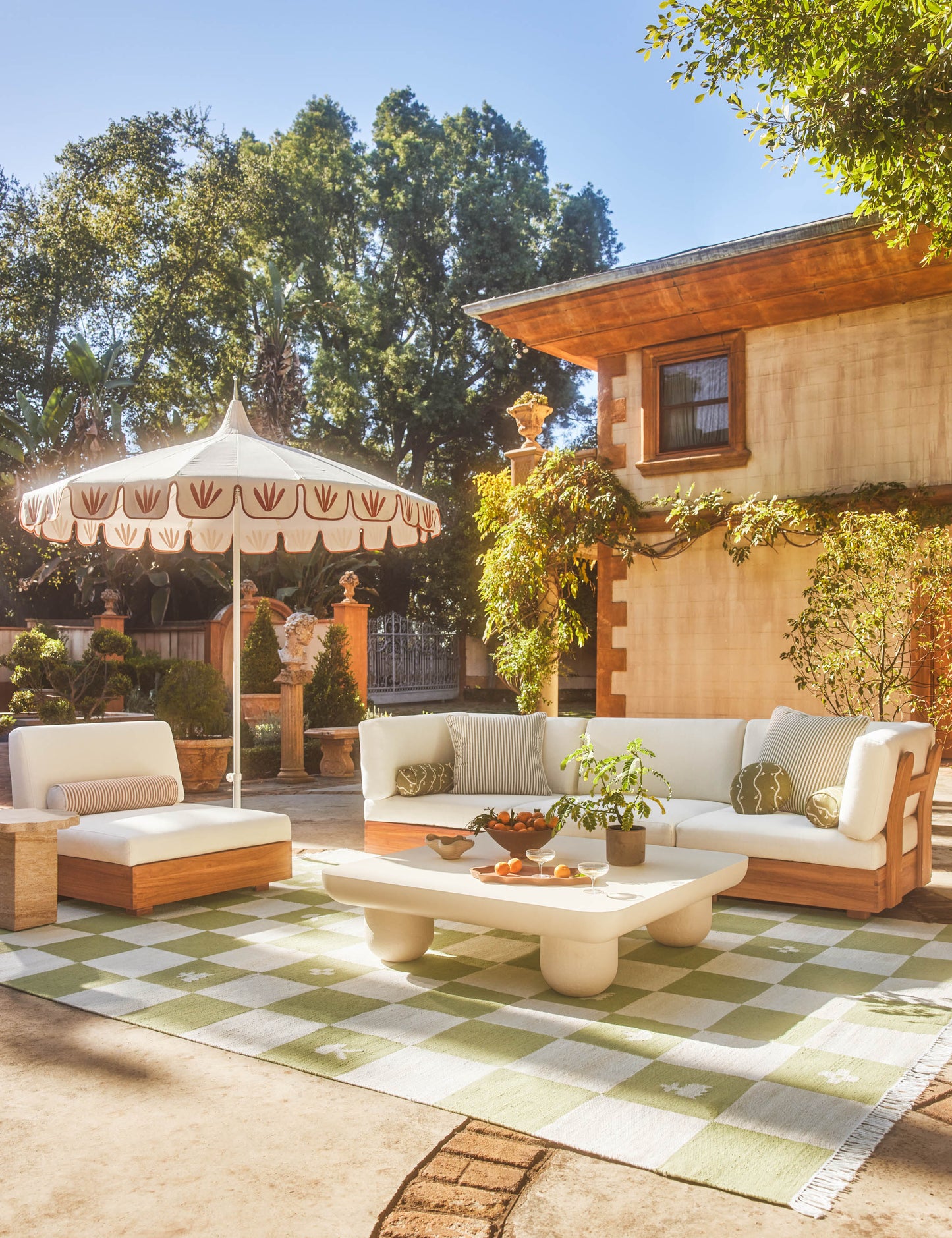 Abbot Outdoor Modular Sofa by Sarah Sherman Samuel