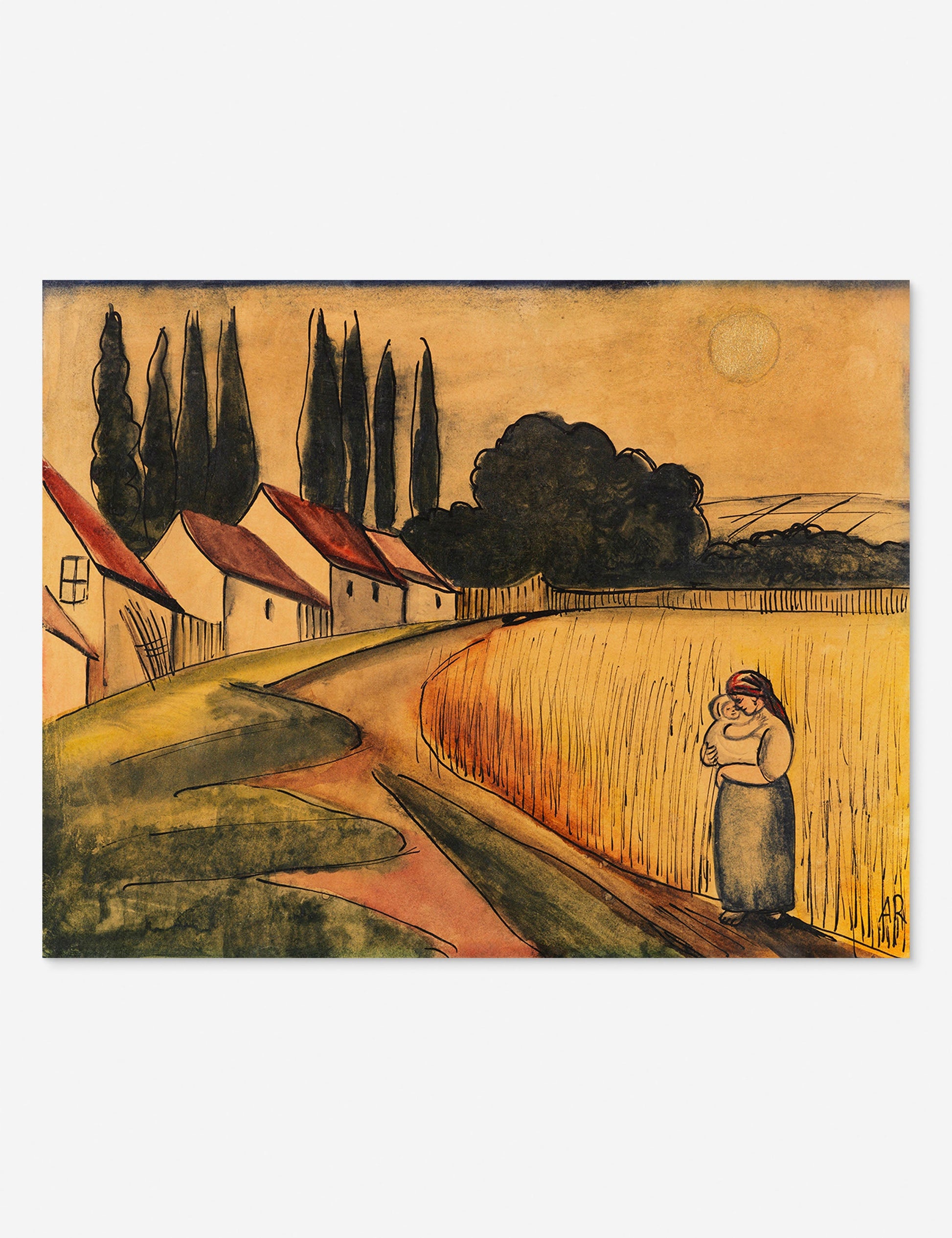 Bäuerin mit Kind (Farmer's Wife with Child) Print by Anita Rée