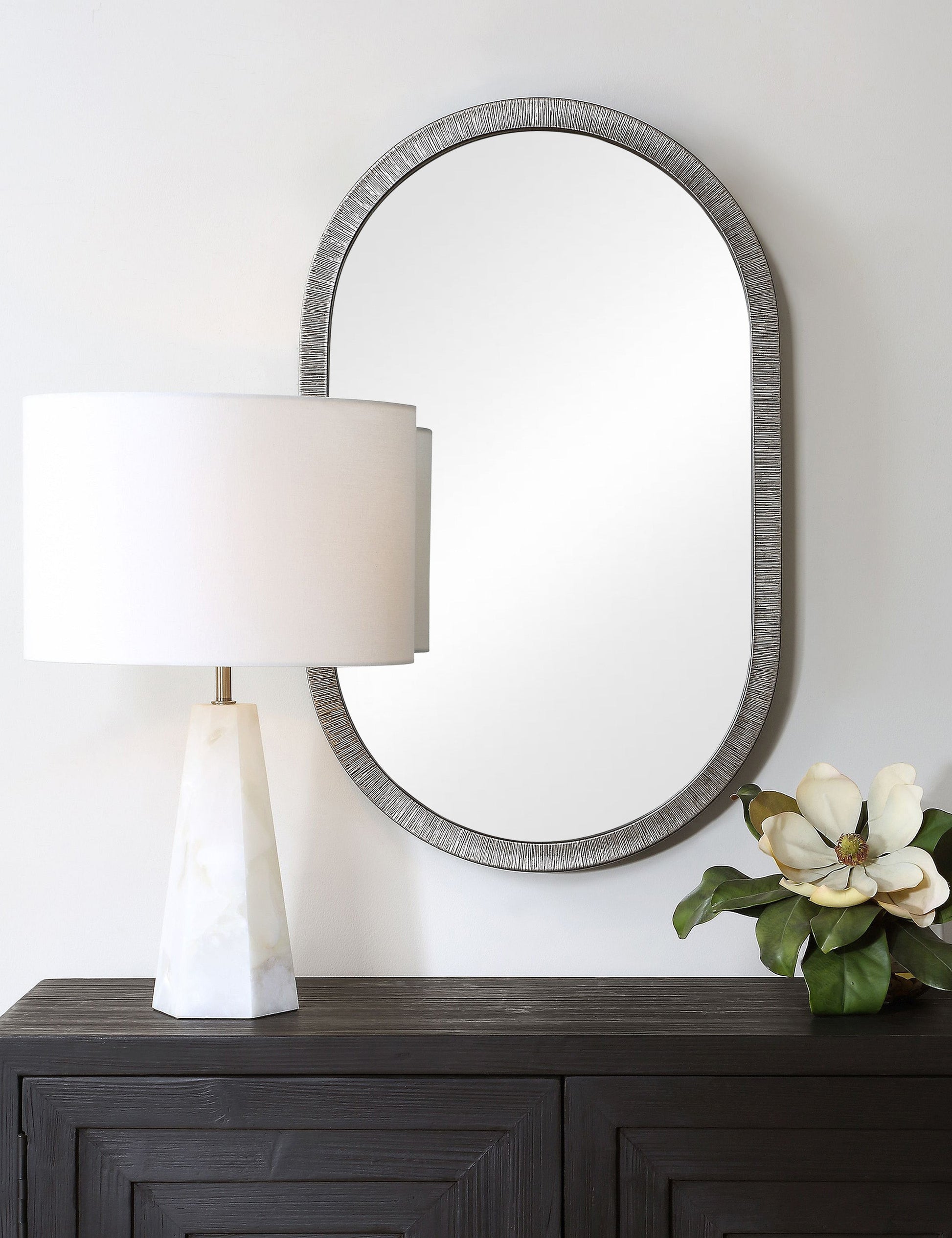 Benga Oval Mirror