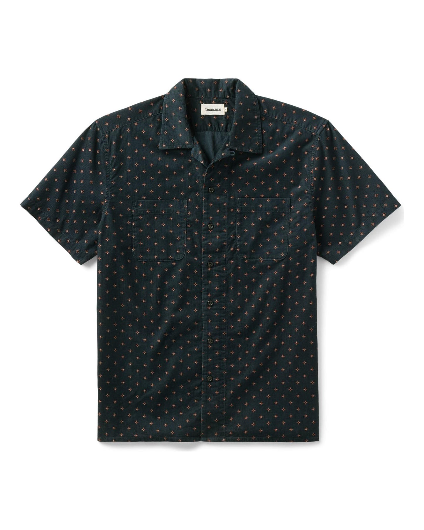 The Conrad Shirt in Navy Pigeon Foulard Pincord