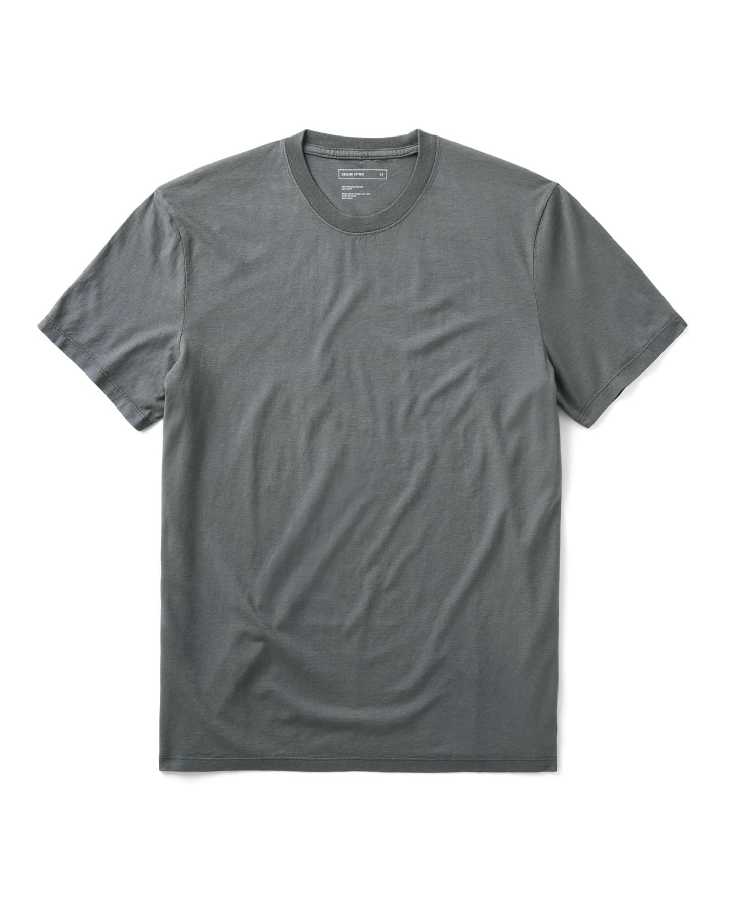 The Cotton Hemp Tee in Faded Black