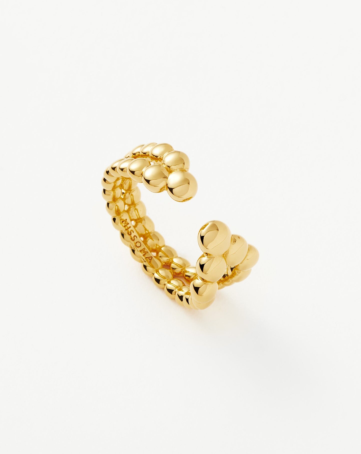 Beaded Open Ring