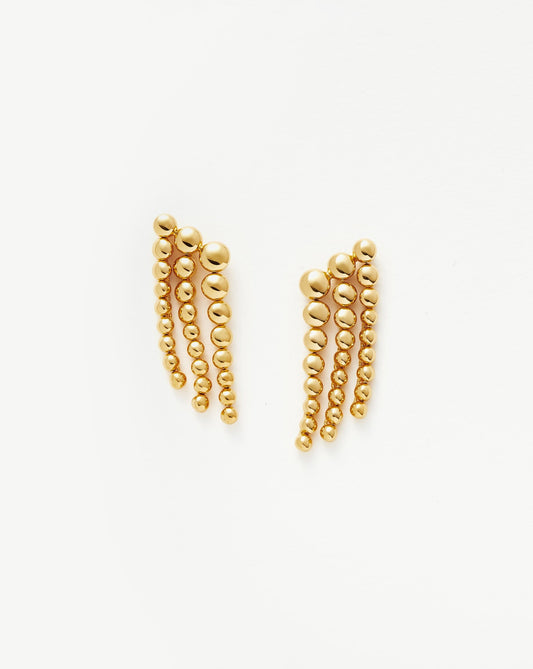 Beaded Waterfall Drop Earrings