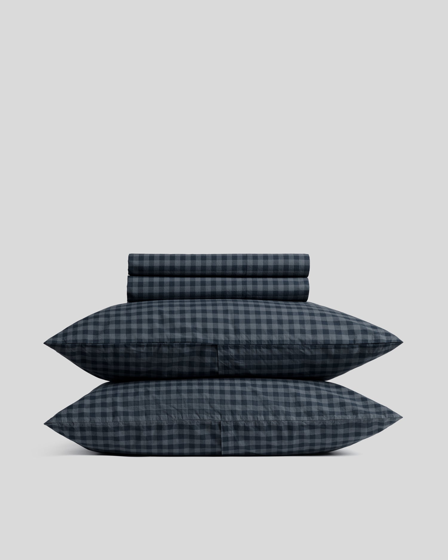 Brushed Cotton Sheet Set - Dusk Check TW/XL