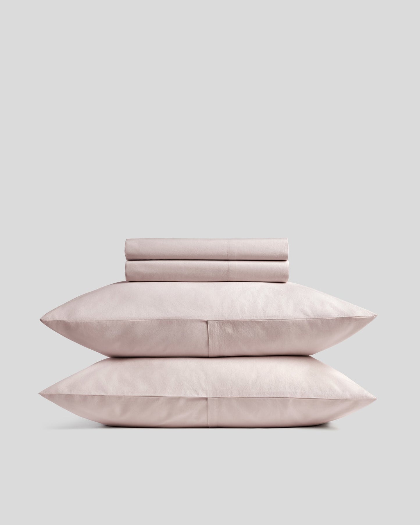 Brushed Cotton Sheet Set - Blush F/Q
