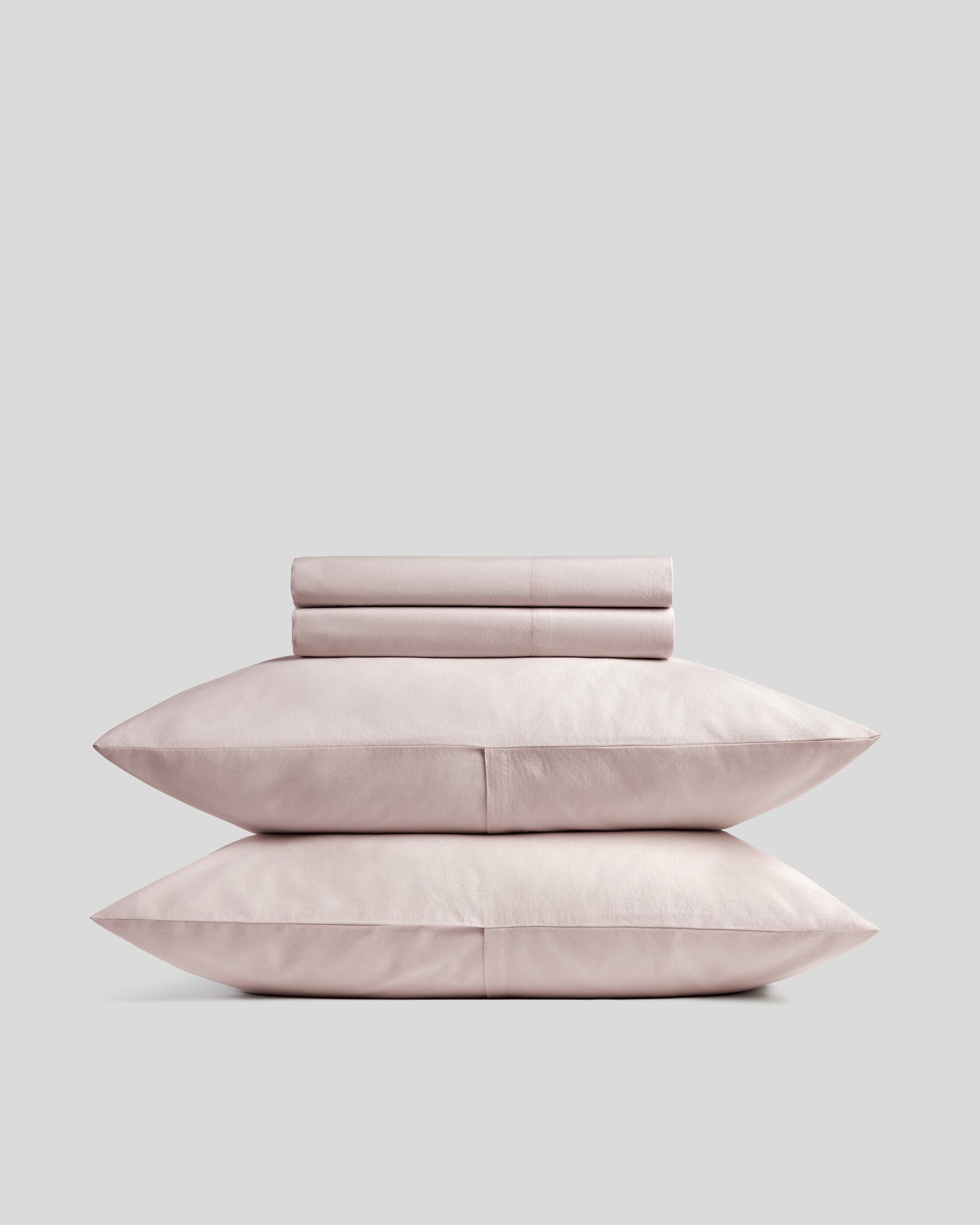 Brushed Cotton Sheet Set - Blush K/CK