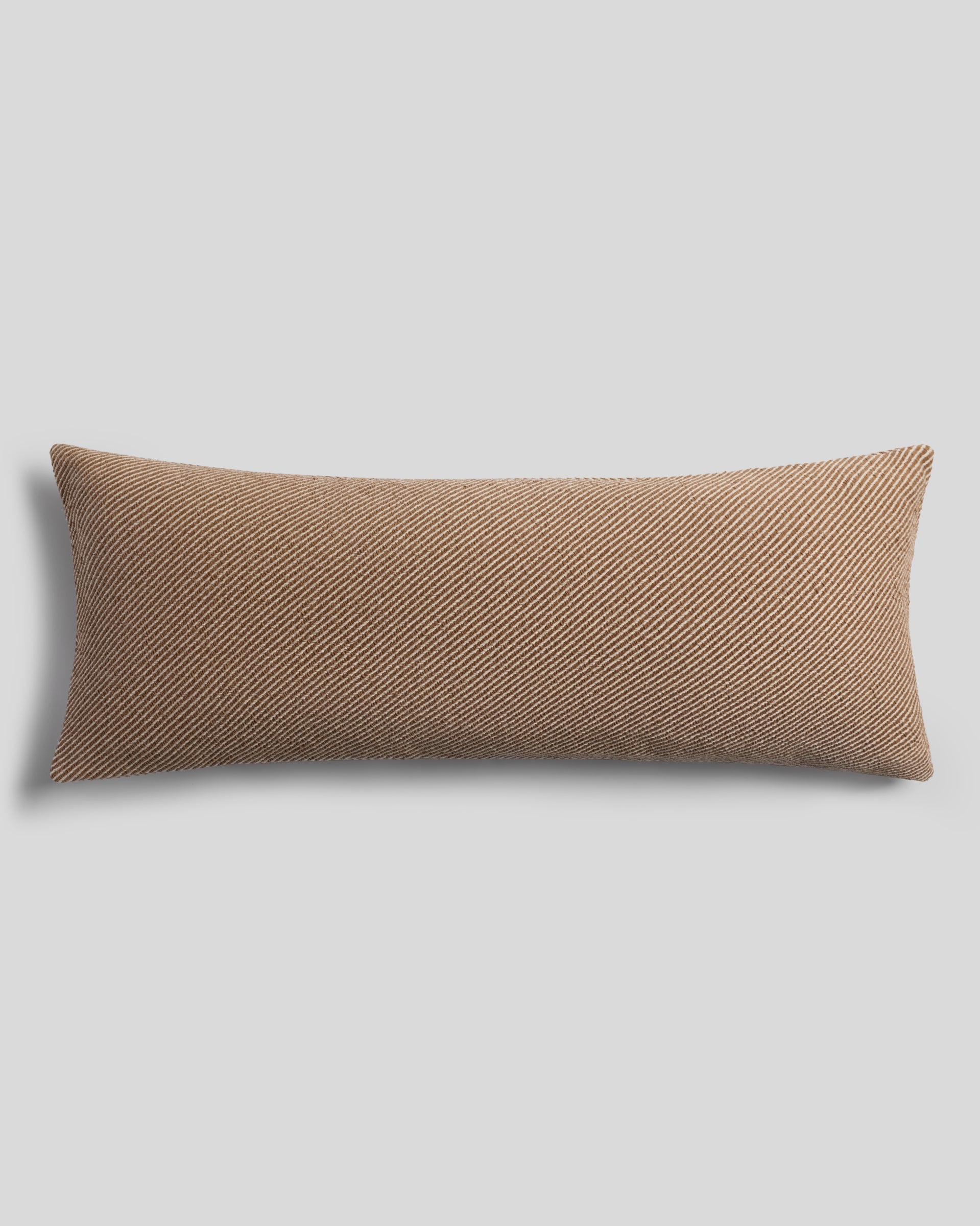 Chenille Twill Lumbar Pillow Cover (Natural)