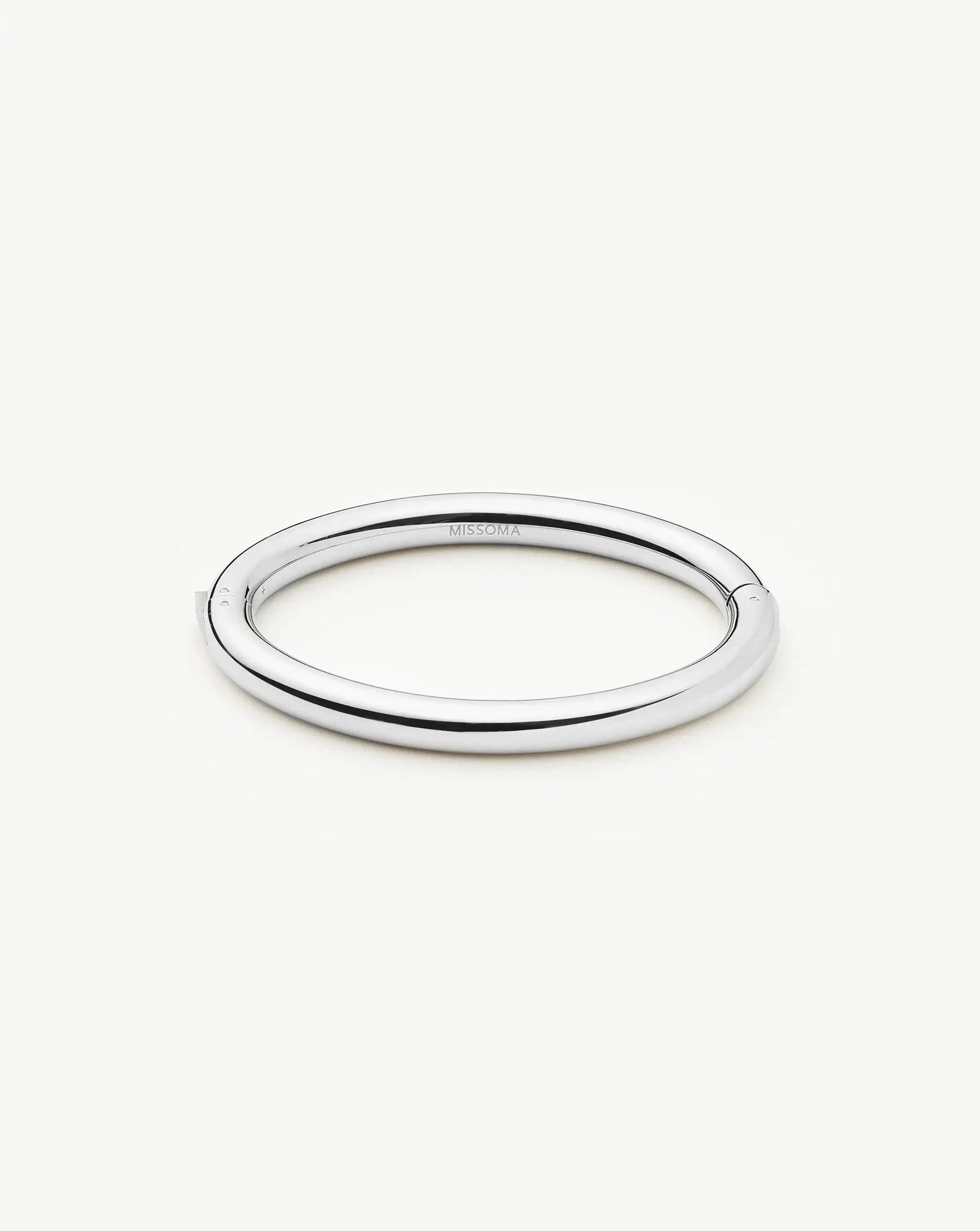Chunky Round Hinged Bangle