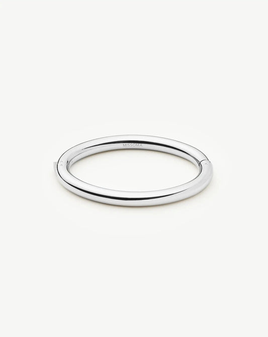 Chunky Round Hinged Bangle