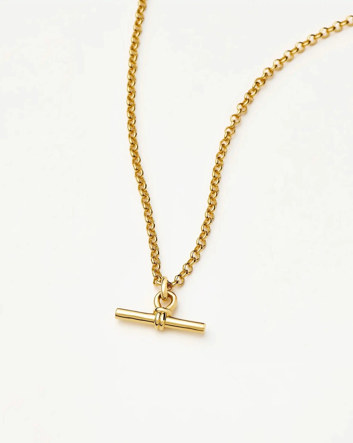 Chunky T-Bar Chain Necklace