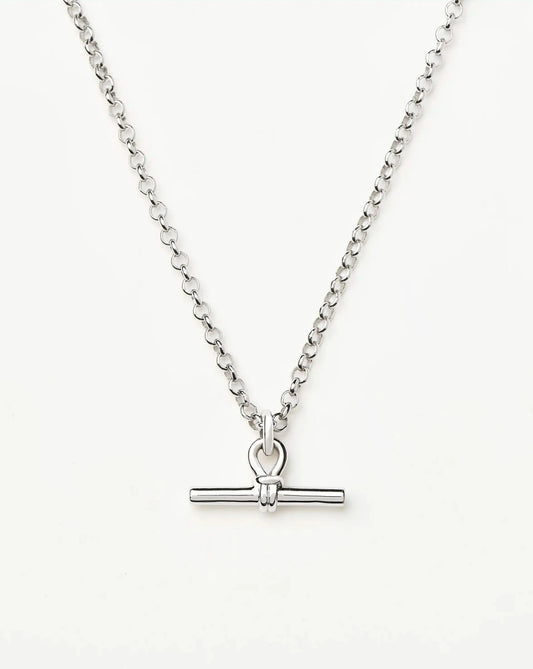 Chunky T-Bar Chain Necklace