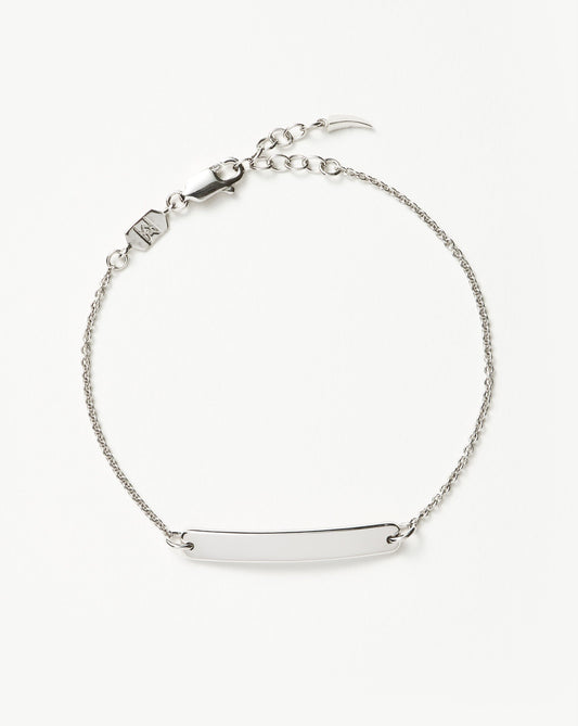 Engravable Bar Chain Bracelet