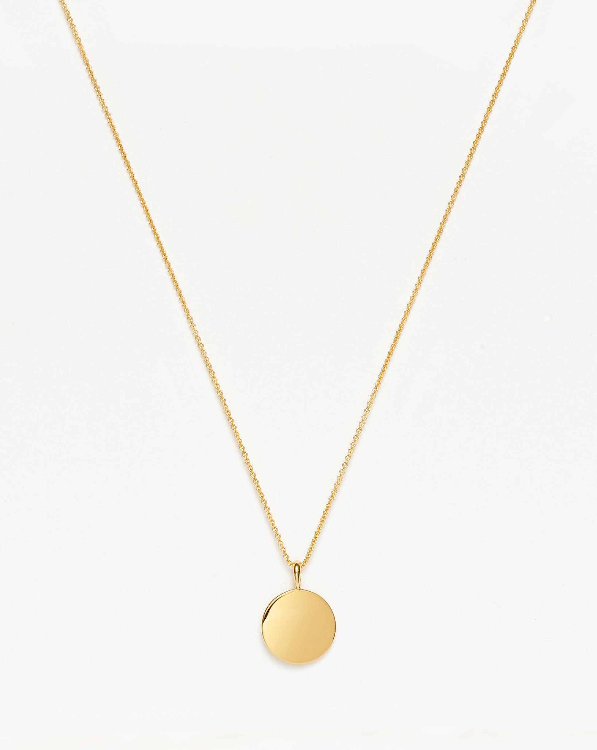 Engravable Round Necklace