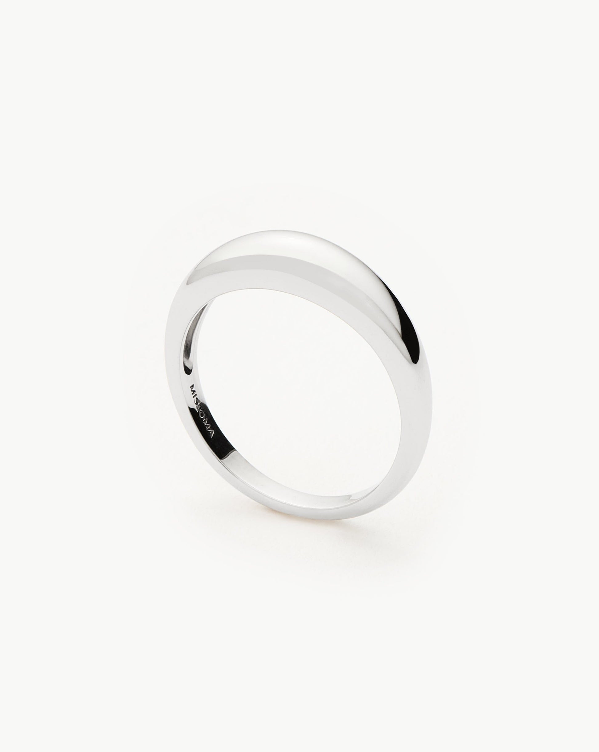 Solid Gold Classic Dome Ring