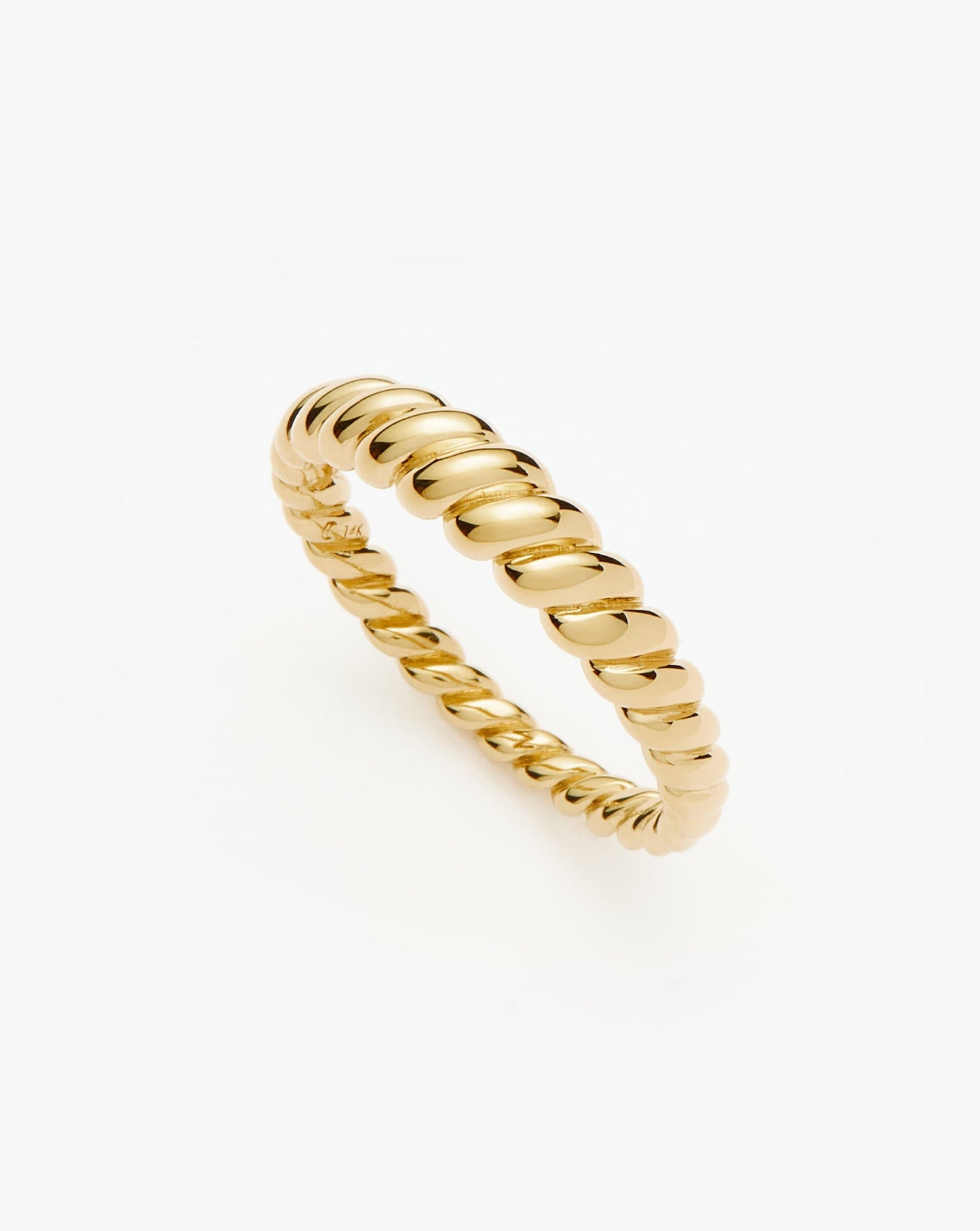 Solid Gold Twisted Classic Ring