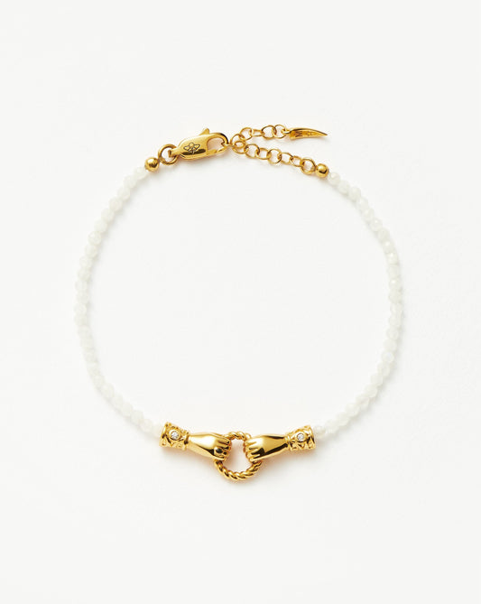 Harris Reed In Good Hands Mini Beaded Gemstone Bracelet