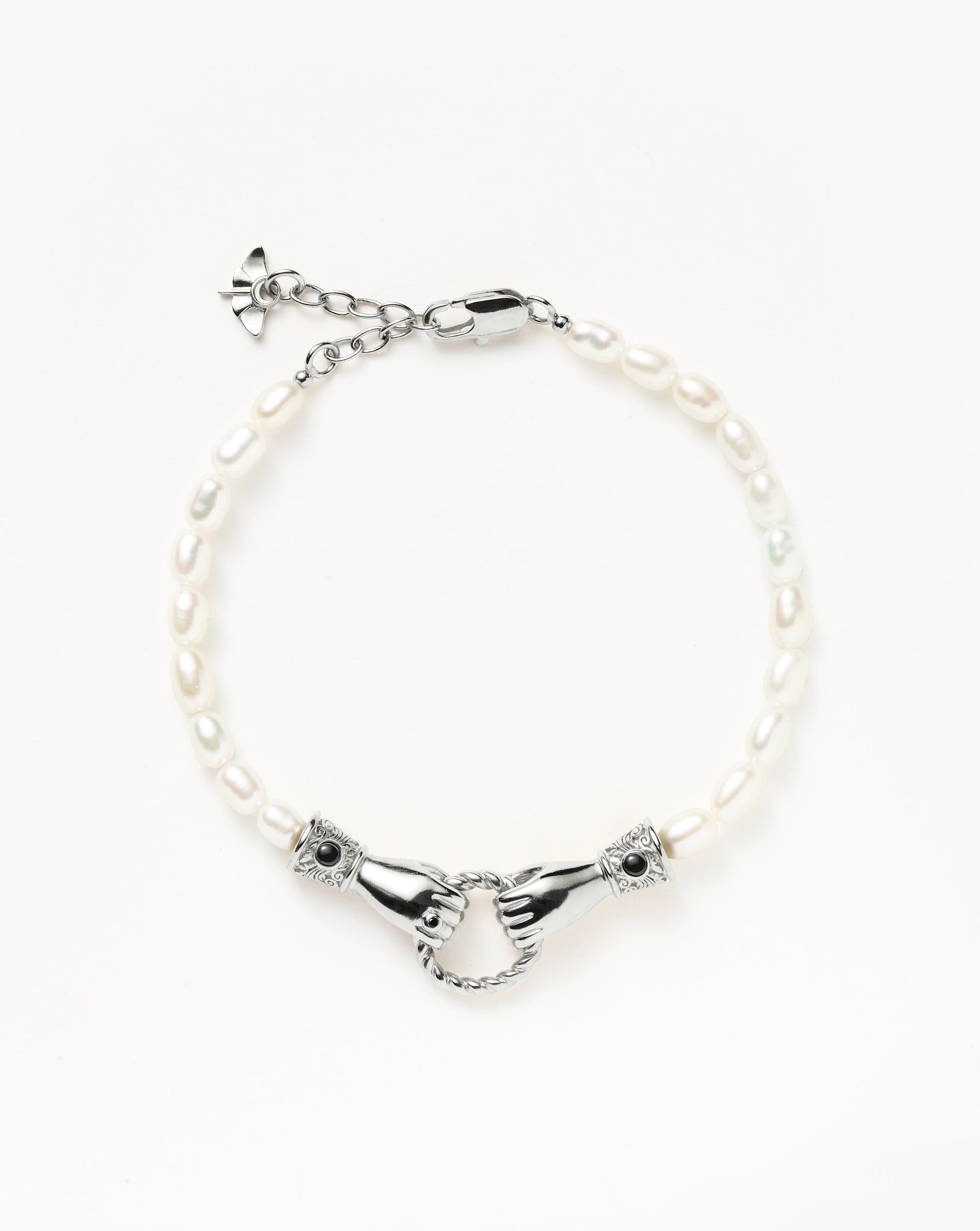 Harris Reed In Good Hands Pearl Bracelet