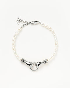 Harris Reed In Good Hands Pearl Bracelet