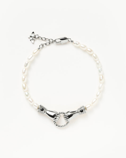 Harris Reed In Good Hands Pearl Bracelet