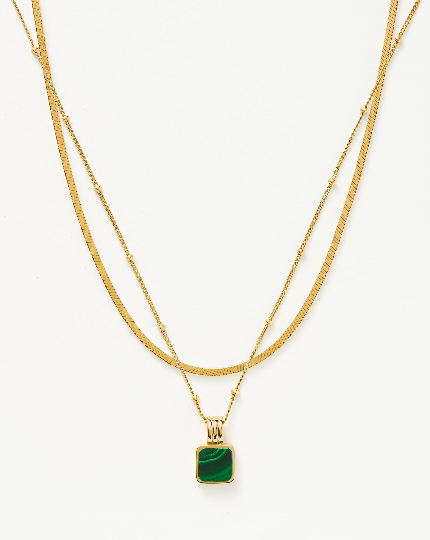 The Signature Gemstone Necklace Set