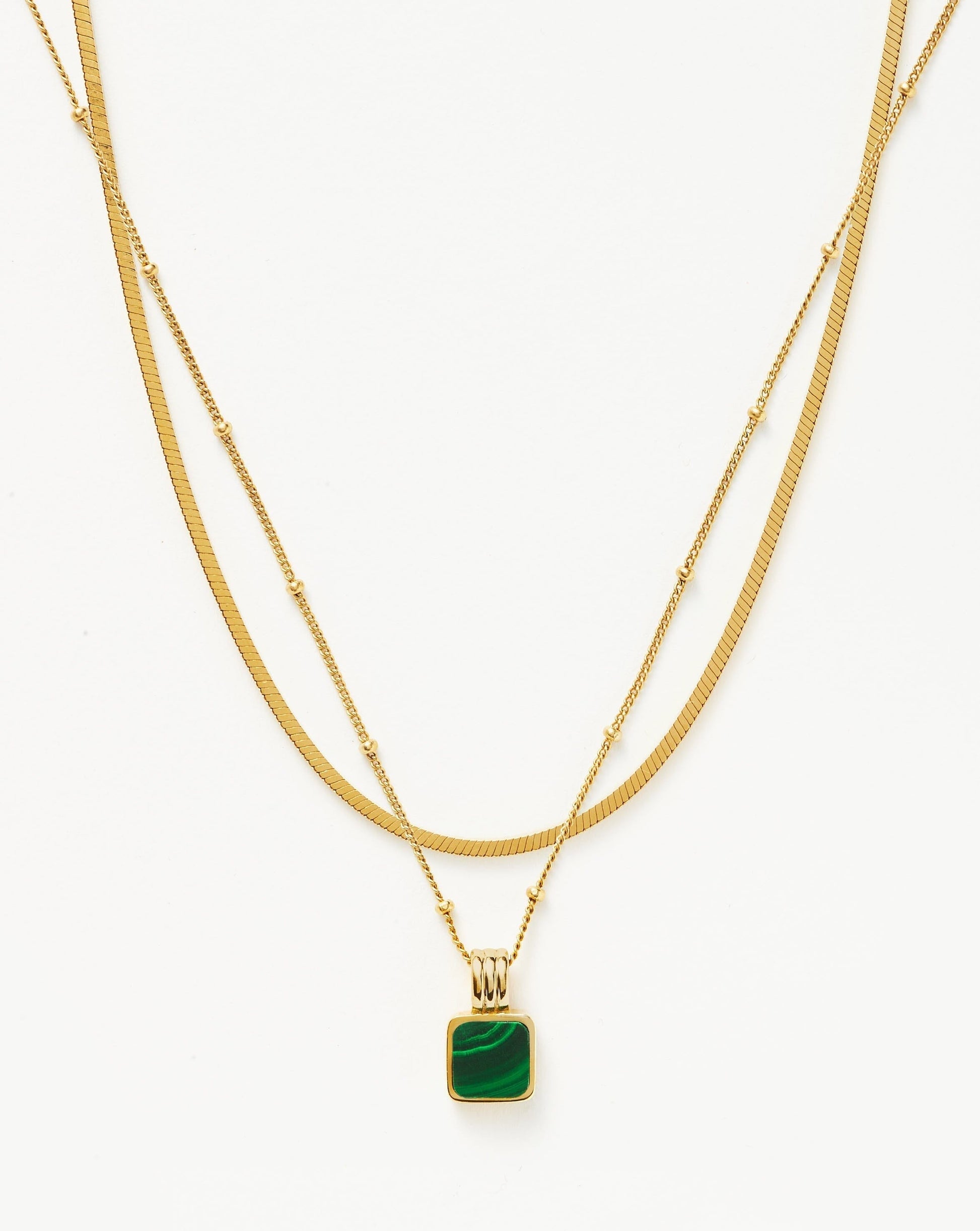 The Signature Gemstone Necklace Set